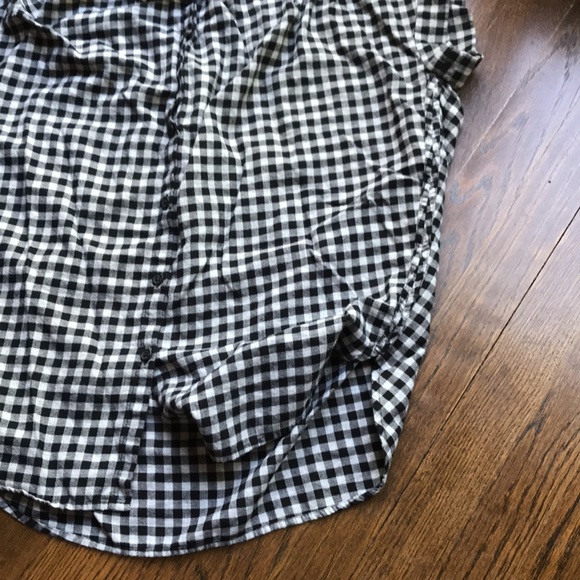 Madewell check short sleeve button down flannel - Picture 6 of 7